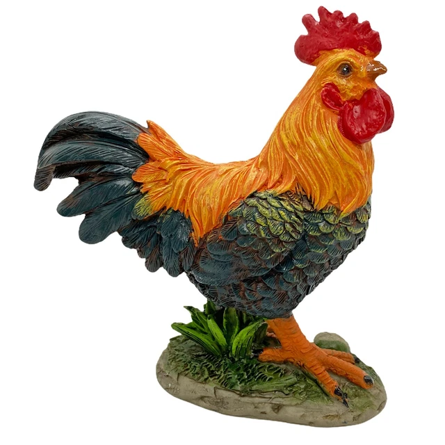 Hahn Vogel Gartenornament Outdoor Hahn Statue Huhn Deko