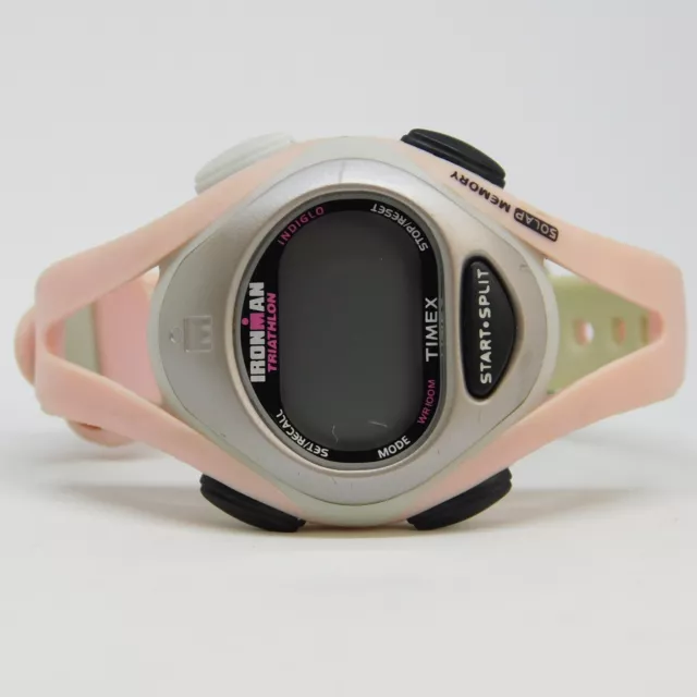 Timex Ironman Triathlon Indiglo WR 100M 50 Lap Digital Women's Watch New Battery