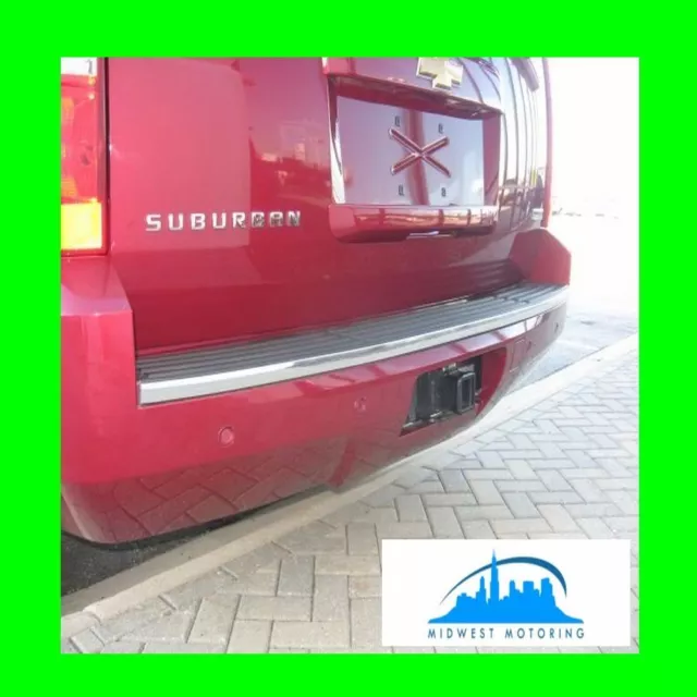 2007-2014 Chevy Chevrolet Precut Tahoe Suburban Chrome Rear Bumper Trunk Molding