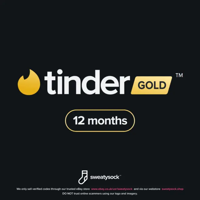 Tinder® Gold™ - 12 mesi - Codice di attivazione digitale (globale)