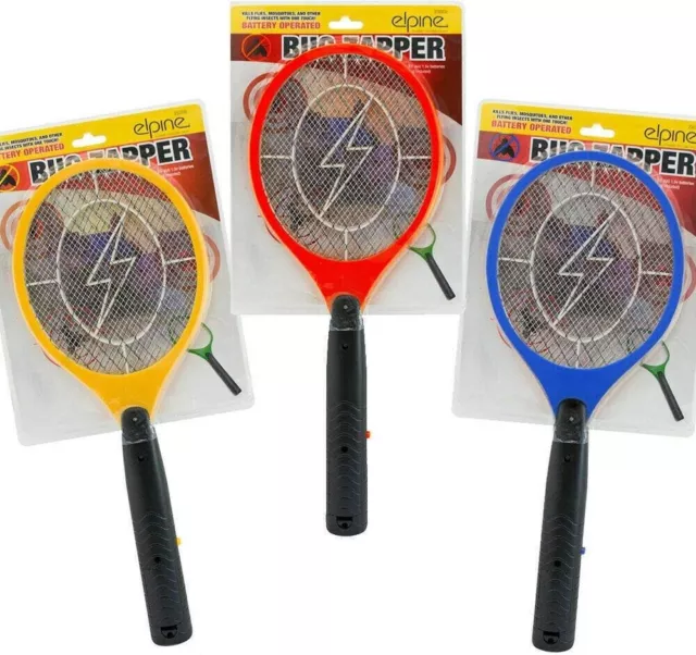 Electric Bug Zapper Wasp Mid Fly Mosquito Insect Killer Trap Swat Swatter Racket