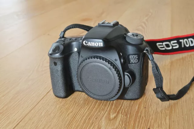 Canon EOS 70D 20.2 MP SLR-Digitalkamera - Schwarz (Nur Gehäuse) 2