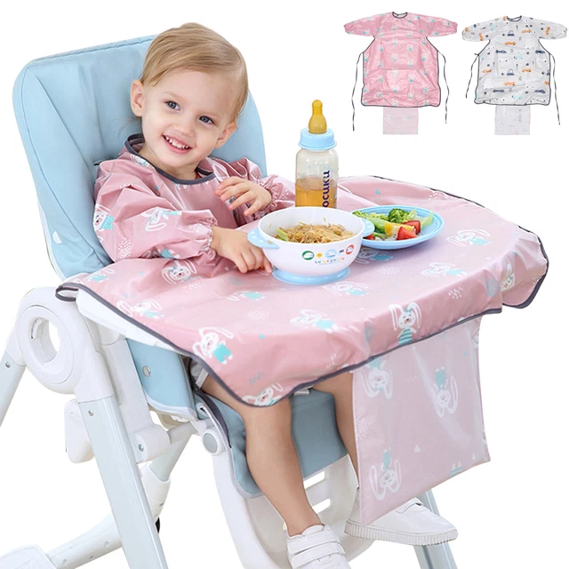 haute Manches longues Vêtements pour bébés Bavoir de sevrage Bavoir de bébé