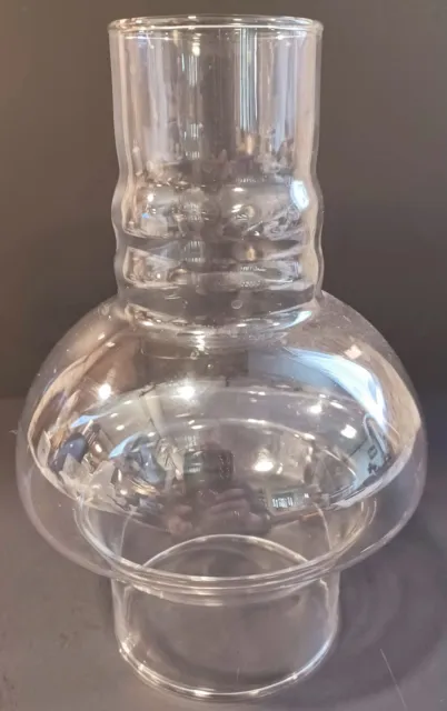 Borosilicate Clear Glass Kerosene Oil Lamp Chimney 3" X 7"