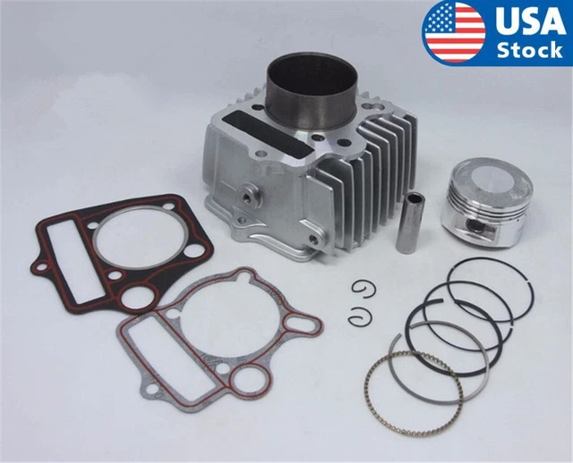 54mm Big Bore Cylinder Kit Piston Ring Gasket Dirt Pit Bike For 110-125cc Engine