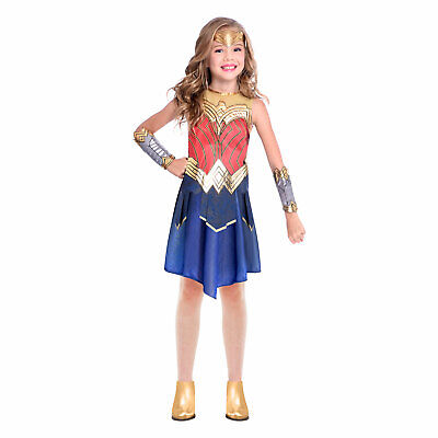 Childs Wonder Woman Costume Supereroe Costume Da Principessa Diana Ragazze libro settimana