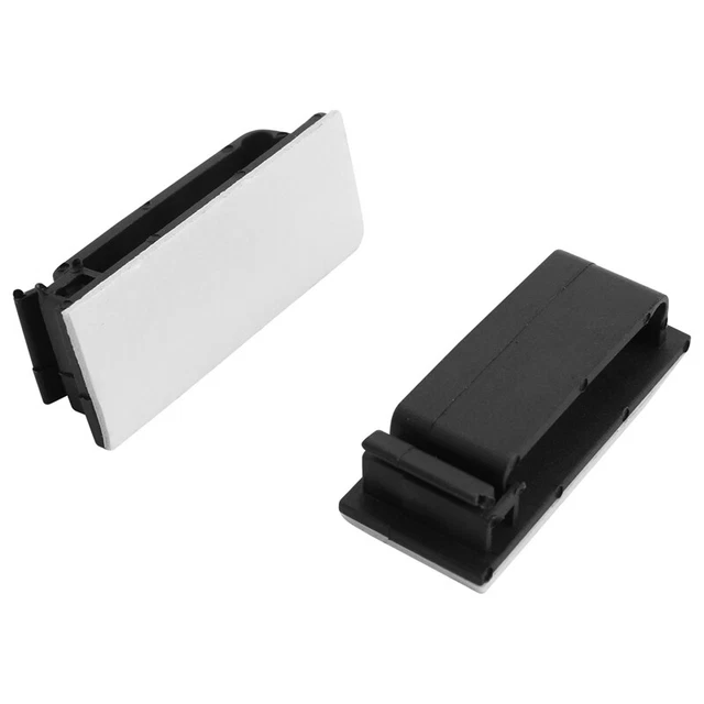 30pcs Cable Clips Cable Clamps Black, Desk Cable Holder Self W1C1