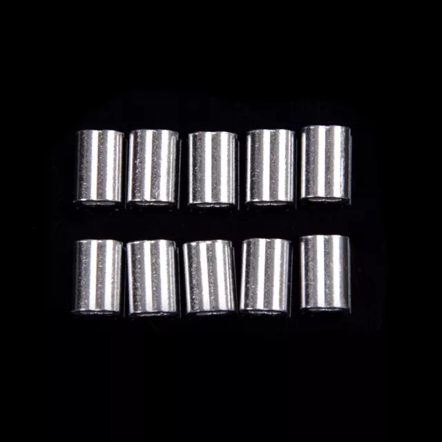 50pcs 1.5mm Cable Crimps Aluminum Sleeves Cable Wire Rope Clip Fit_tu 2