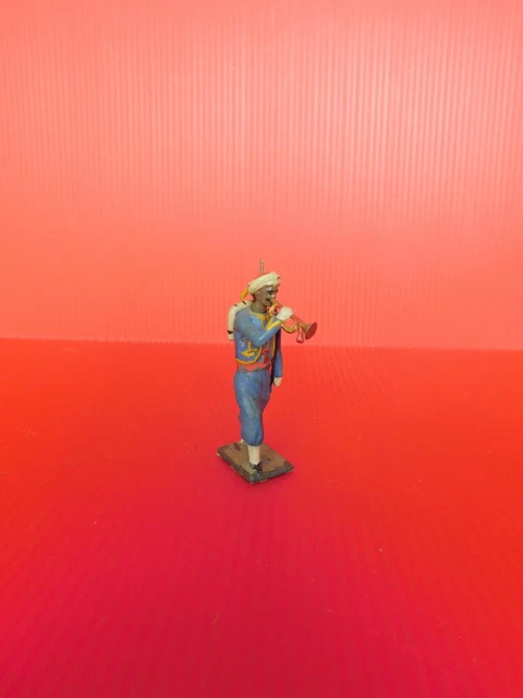 Soldat CBG Mignot - Colonies - Zouave Au Défilé - Plomb Peint 60mm - TRES BEL ETAT