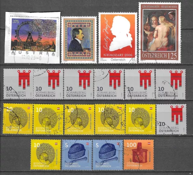 Lot Briefmarken Österreich 2