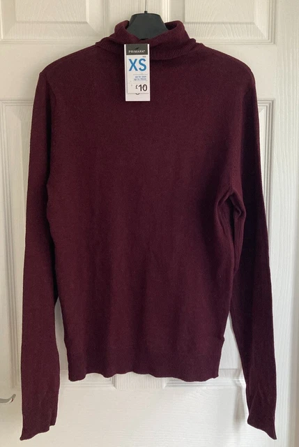 Men's polo neck jumpers primark hot sale