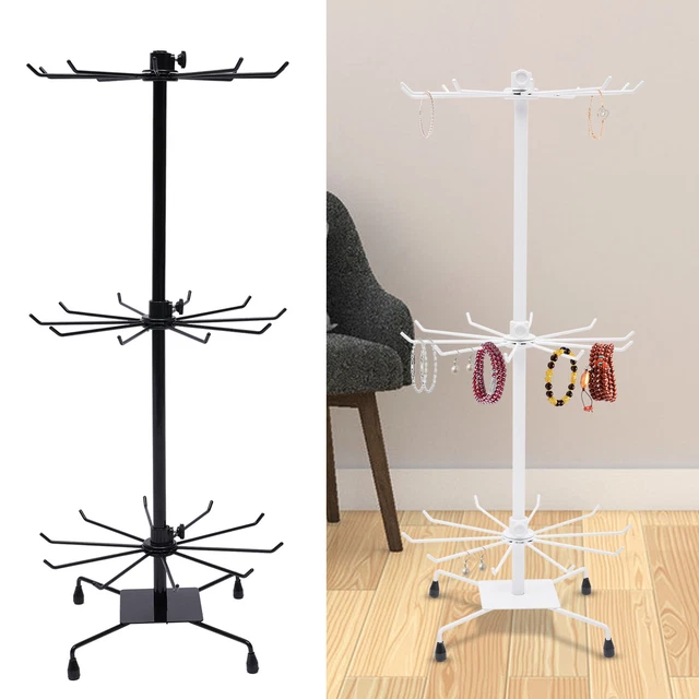 3 TIER DISPLAY Stand Counter Top Spinner Rack Revolving Countertop ...