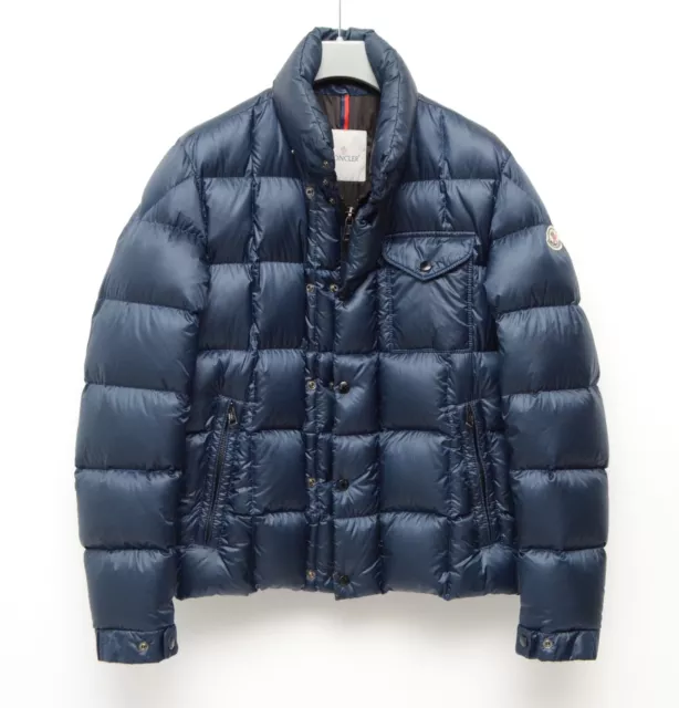 Men's Moncler Korum Quilted Down Puffer Jacket Blue Size 2,~S-M (NO HOOD)