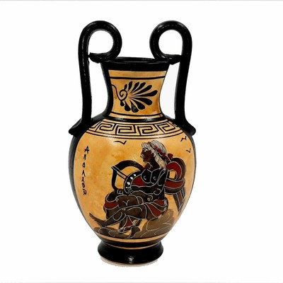 arte greca antica mostra il dio Apollo la dea Artemide.la... Artemide Pyxis 19 cm 