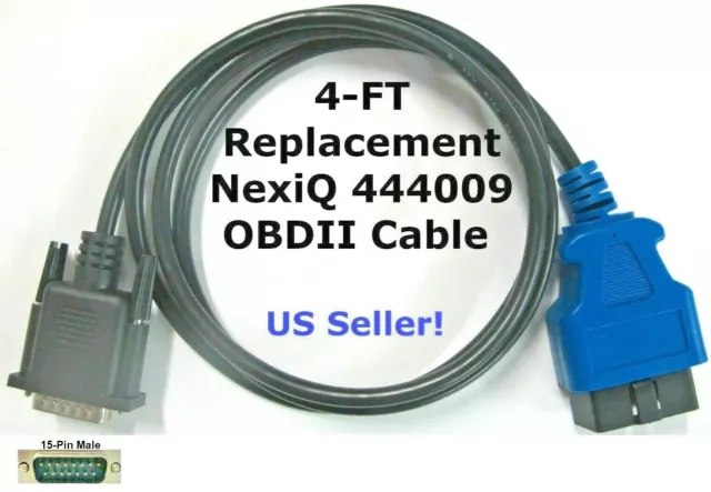 444009 441009 GMC Truck with CAT Adapter Cable for Nexiq USB Link 125032 4FT NEW