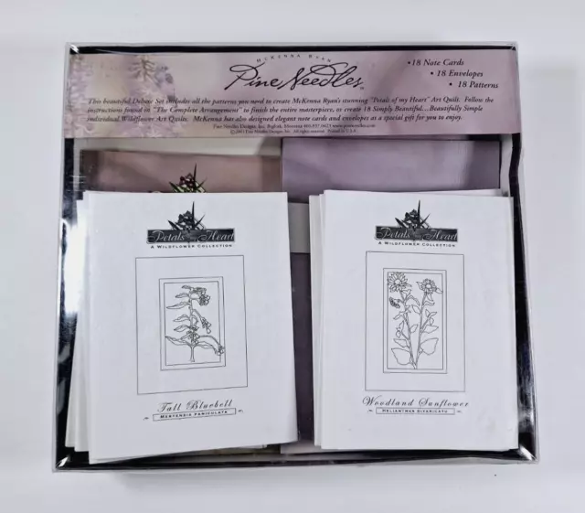 McKenna Ryan Pine Needles Deluxe Set 18 Quilt Patterns, Notecards, Envelopes