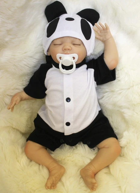 Reborn Baby Dolls Handmade Real Looking Newborn Vinyl Silicone Reborn Doll 18"