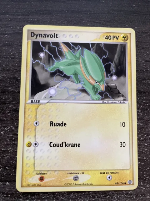 Dynavolt Commune - Pokémon 48/106 Ex Emeraude Proche Du Neuf Fr