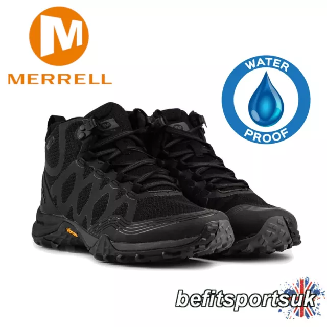 Merrell Womens Walking Boots Water-Proof Ladies Gtx Hiking Mid Boot Gore-Tex