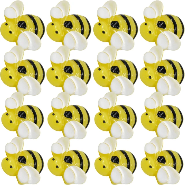 20pcs Telefonhülle DIY Bienenreihe Flachback Harz Bienen Charms Haarclip Phone
