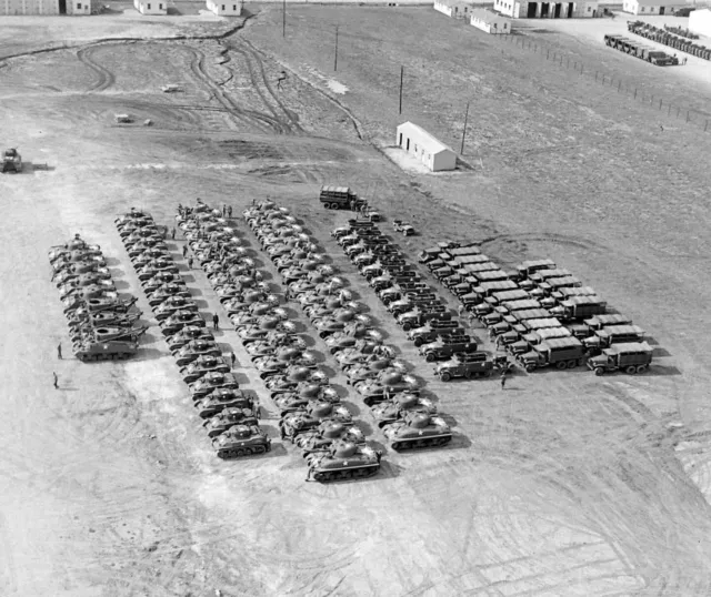 WW2 WWII Photo World War Two / US Army Fort Hood Texas in 1945 Camp Hood / 8442