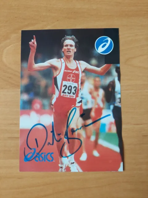 Autogrammkarte  Dieter Baumann /Leichtathletik