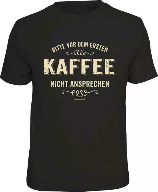 Uomo T-Shirt - Non Prima 1. Caffè Divertenti Regalo per Uomini Detto Shirts