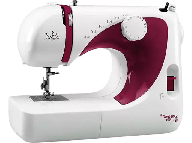 Máquina de coser - Jata MC695 13 puntadas diferentes, Funcionamiento con peda