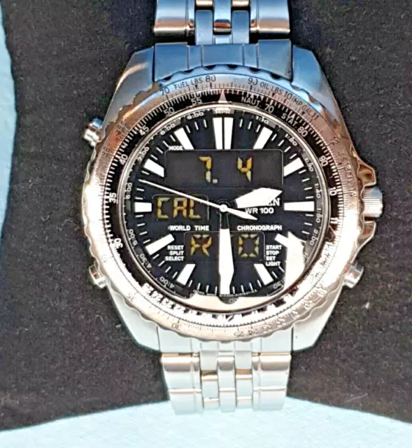 CITIZEN RETRO VINTAGE Pilot Promaster Dig Ana Chronograph