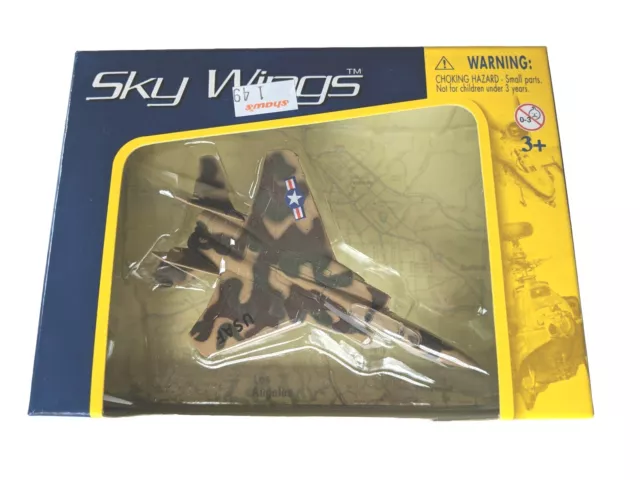 Motormax Sky Wings Collector's Edition F-15 Eagle Die-Cast USAF Jet Fighter NIB