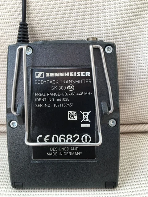 Sennheiser EW 300 G3 Sk 300 - 606-648 MHz GB Frequency (Chan 38) 2