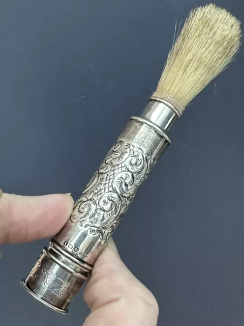 Silver Shaving Brush Birmingham 1910
