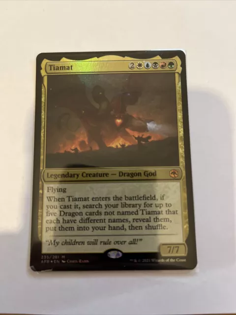 Tiamat MTG FOIL Adventures in the Forgotten Realm AFR Mythic rare