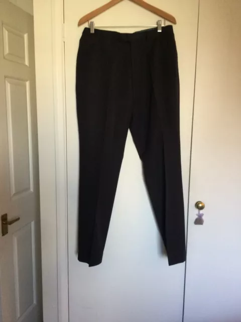 Marks &Spencer Dark Navy Smart Trousers. 34 Waist 33 Inner BNWOT