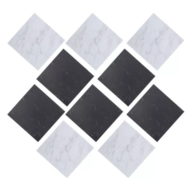 10Pcs Waterproof Marble Wall Tiles Stickers for Bathroom & Kitchen