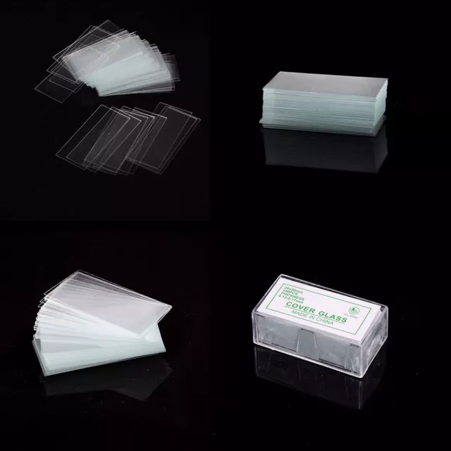 100 pcs Glass Micro Cover Slips 24x50mm - Microscope Slide Covers  PPQ-ml