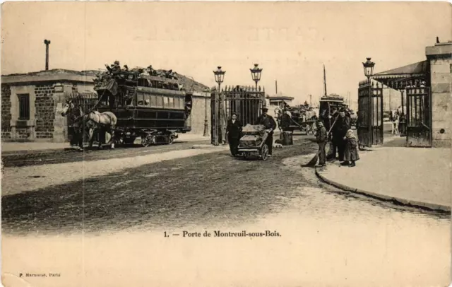 CPA AK PARIS 20e Porte de Montreuil-sous-WOOD (673303)