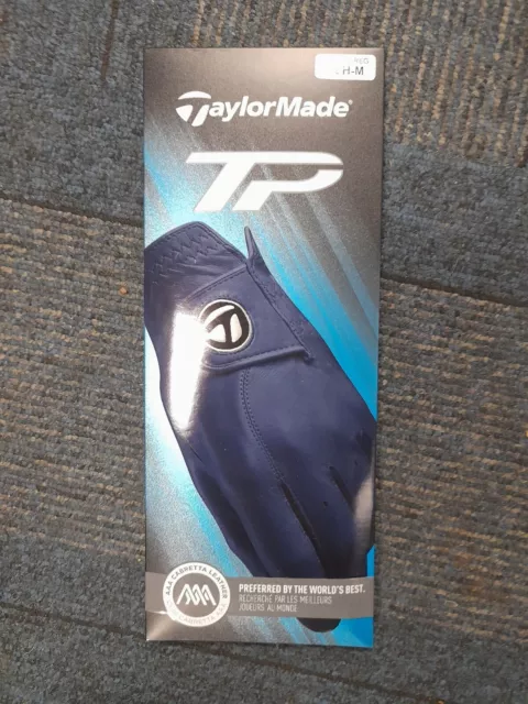 New Taylormade Tour Preferred Golf Glove Mens Medium For L/H Navy