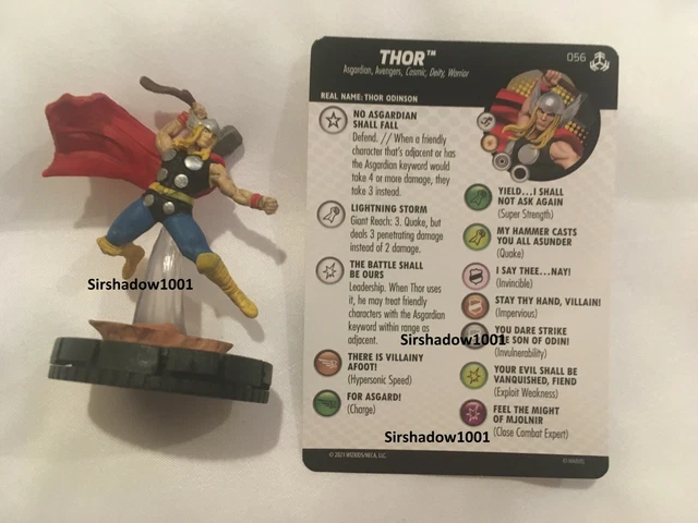 Heroclix Thor 056 Marvel Avengers War of the Realms Super Rare
