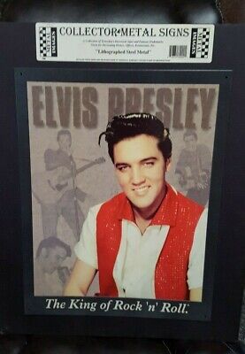 Elvis Presley Poster Metal Tin Sign  Metal Paintings King of Rock n Roll Bar A3
