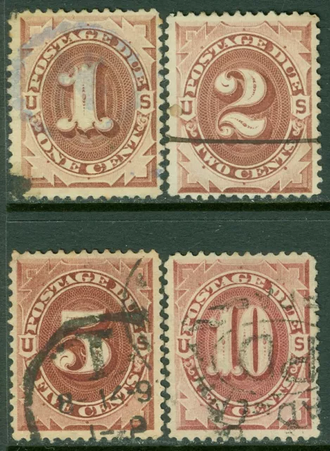 EDW1949SELL: USA 1884 Scott# J15-16, J18-19 Fine-Very Fine, Utilizzato. Catalogo