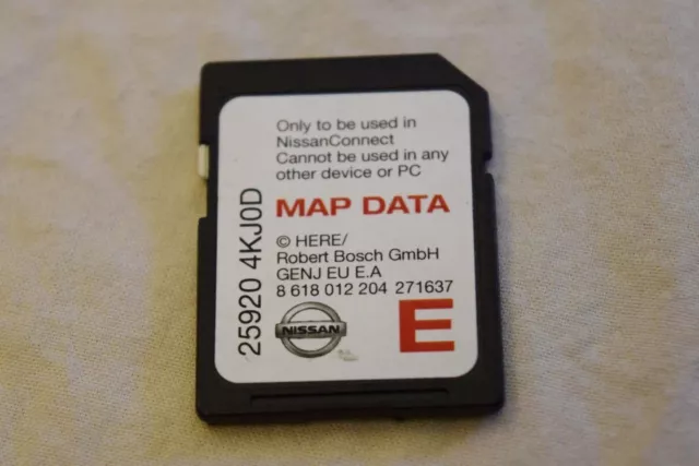 Genuine Nissan Connect Lcn2 Kai Sat Nav Navigation Sd Card 2018 25920 4Kj0D