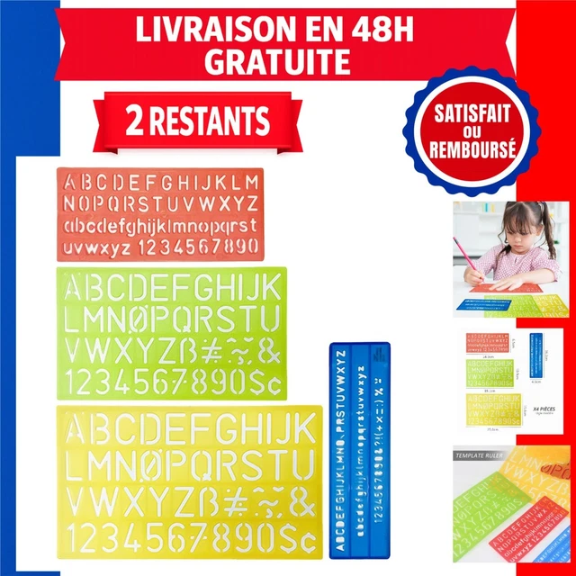 Pochoir de Dessin pour Enfant,Pochoir de Dessin Coloré pour Enfant