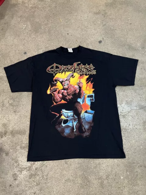 Vintage Ozzfest 2005 T Shirt Size XL Ozzy Osbourne Black Sabbath