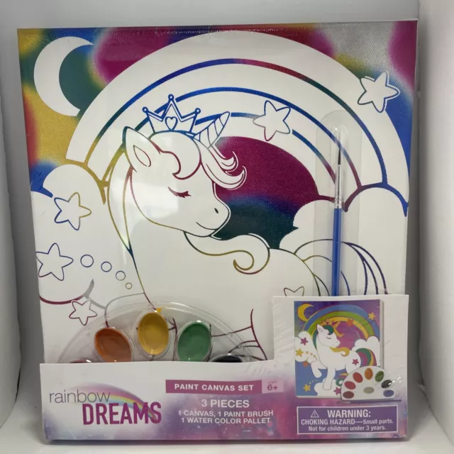 KMUYSL Unicorn Painting Kit, Arts and Crafts for Kids Ages 4-8+