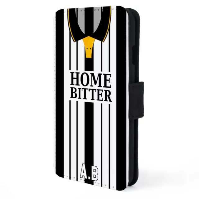 Personalised Notts County iPhone Case Retro Football Flip Phone Cover Mens VS56