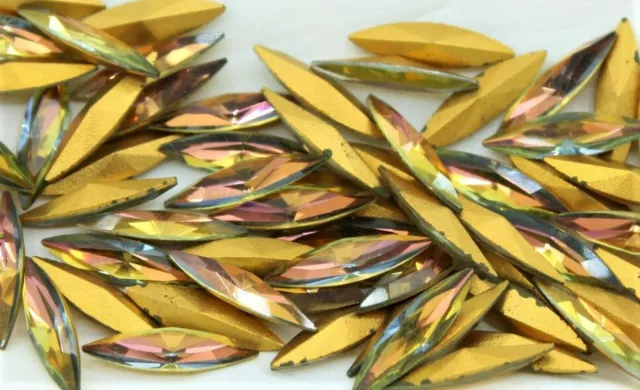 Swarovski 4200 - Navette Fancy Stone - 15 x 4mm - 6 pieces per pack - Vintage