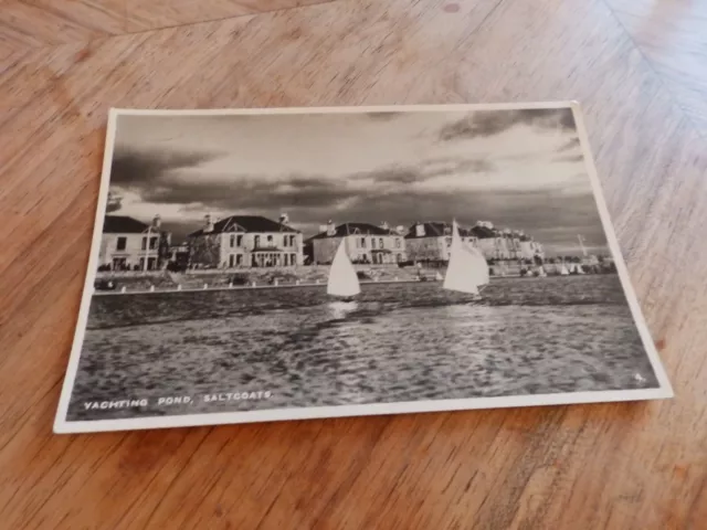 Postcard Yachting Pond, Saltcoats