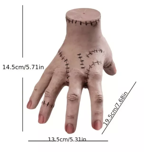 Halloween Dress Up Horror Decoration Wednesday Hand From Addams Family Halloween