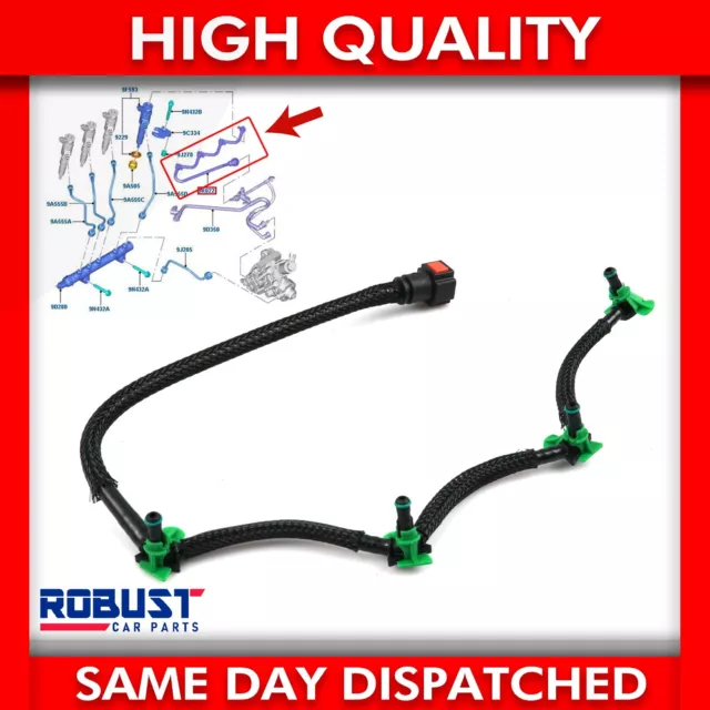 For Ford Mondeo S-Max Galaxy 1.6 Diesel Injector Leak Off Return Pipe 1746271